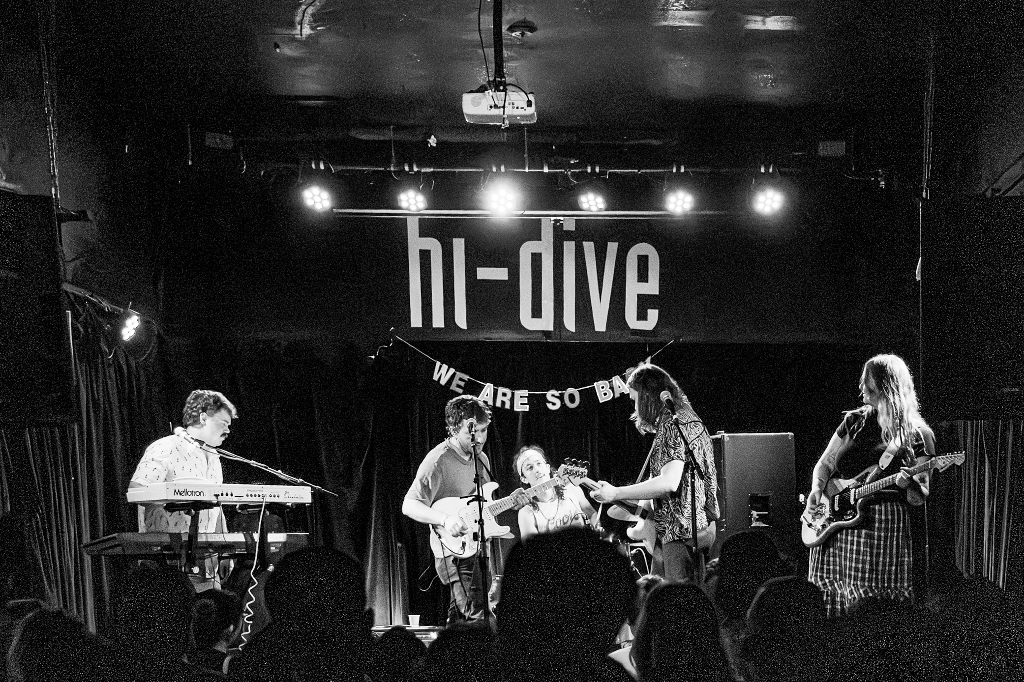 Dollpile performing as a band